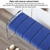 Entryway Shoe Rack Bench,Acrylic End Of Bed Bench Comfy Upholstered Bedroom Bench,Shoe Organizer Modern Footrest Stool Ottoman Bench for Living Room Hallway Closet (120x40x45cm(47x16x18inch), Blue) view 2