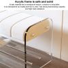 Entryway Shoe Rack Bench,Acrylic End Of Bed Bench Comfy Upholstered Bedroom Bench,Shoe Organizer Modern Footrest Stool Ottoman Bench for Living Room Hallway Closet (120x40x45cm(47x16x18inch), Blue) view 4