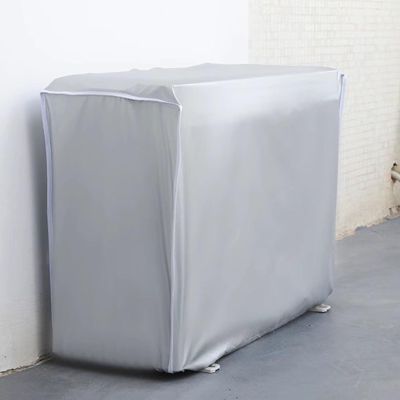 DAZULI Air Conditioner Cover for Outside Units Winter Full Surround Outdoor 600d Cloth Anti-uv Sun Shade for Mini Split Heat Pump Condenser Compressor(Size:90x62x38cm,Color:Grey)