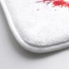The Murder Mat Halloween Bath Bloody Footprint Bath Mat Horror Halloween Themed Bath Rug Changes Color Instantly Turns Red When Wet Non-Slip Rug Prank Blood Rug Bedroom Kitchen Rug (B) view 3