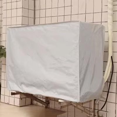 DAZULI Central Air Conditioner Covers for Outside Units Outdoor 600d Cloth Anti-uv Sun Shade for Mini Split Heat Pump Condenser Compressor Dustproof, Snow-Proof Rain-Proof(Size:88x60x36cm,Color:Grey)