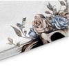 Skull Butterfly Rose Flower Skeleton Placemats Set of 4 Decorative Dinner Place Mats Washable Table Mat for Gifts, Holiday, Birthday Party, Wedding & Dining view 3