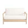 Full Size Armless Futon Covers - 100% Egyptian Cotton Futon Slipcovers - Zippered Couch Cover Sofa Bed Protector, Sleeper Sofa Cover, Machine Washable, White view 1