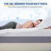 Avenco Queen Size Mattress, 12 Inch Gel Memory Foam Mattress Queen for Fresh Sleep & Pressure Relief, Medium Firm Mattress with Motion Isolation, Mattress in a Box view 4