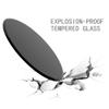 JESAHAI Round Black Tempered Glass Table Top, 2/5" Inch Thick Beveled Polished Edge Table Top (28") view 4