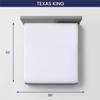 SGI Bedding 80W  98L 1Pc Texas King Fitted Sheet Only 100% Egyptian Cotton - 600 TC Fits 15" Deep Pocket - Soft Breathable Luxury Oversized Sheets, for Extra Large Beds - White view 4