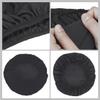 ECYC Ltd Set of 4 Stretch Fitted Chair Seat Cushion Covers, Upholstered Dining Chair Seat Protectors Covers Removable Washable Stretchable Elastic Kitchen Chair Seat Slipcovers, Black view 2