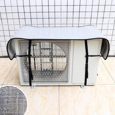 Huaroad Air -Conditioning Protective CoverWaterproof Aluminum Foil Insulation Films Outdoor AC Protector Shield for Commercial and Home Use (Color : Silver, Size : 130cm*40cm)