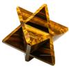 Amazing Gemstone Tiger Eye Merkaba Crystal - 1.5 Inches Metaphysical Merkaba Star for Meditation - Energetic Tetrahedron Crystal and Healing Stones and Healing (35-40mm) view 2