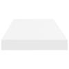 Gecheer Floating Wall Shelf Set of 2, White Honeycomb MDF with Metal Brackets, 23.6 x 9.3 x 1.5 Inches, for Home Office Bedroom Living Room Decor view 4