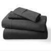 Neerahi Pure 100% Certified Organic Cotton Bed Sheet Set 800 Thread Count, 4 Piece Bedding Set, 18" Extra DEEP Pocket, Crisp and Cooling Sateen Weave, Eco-Friendly -(Dark Grey, Full-XL) view 1