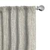 Ambesonne Birch Tree Window Curtains Pack of 2, Forest Fresh Foliage Nature Abstract Trunks Black Spots, Lightweight Set with Rod Pocket, 4 Panels of - 28" x 84", Tan Green view 1
