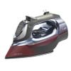 CHI Steam Iron for Clothes with 8' Retractable Cord, 1700 Watts, 3-Way Auto Shutoff, 400+ Holes, Professional Grade, Temperature Control Dial, Lava Infused Ceramic Soleplate, Black and Red (13113) view 1