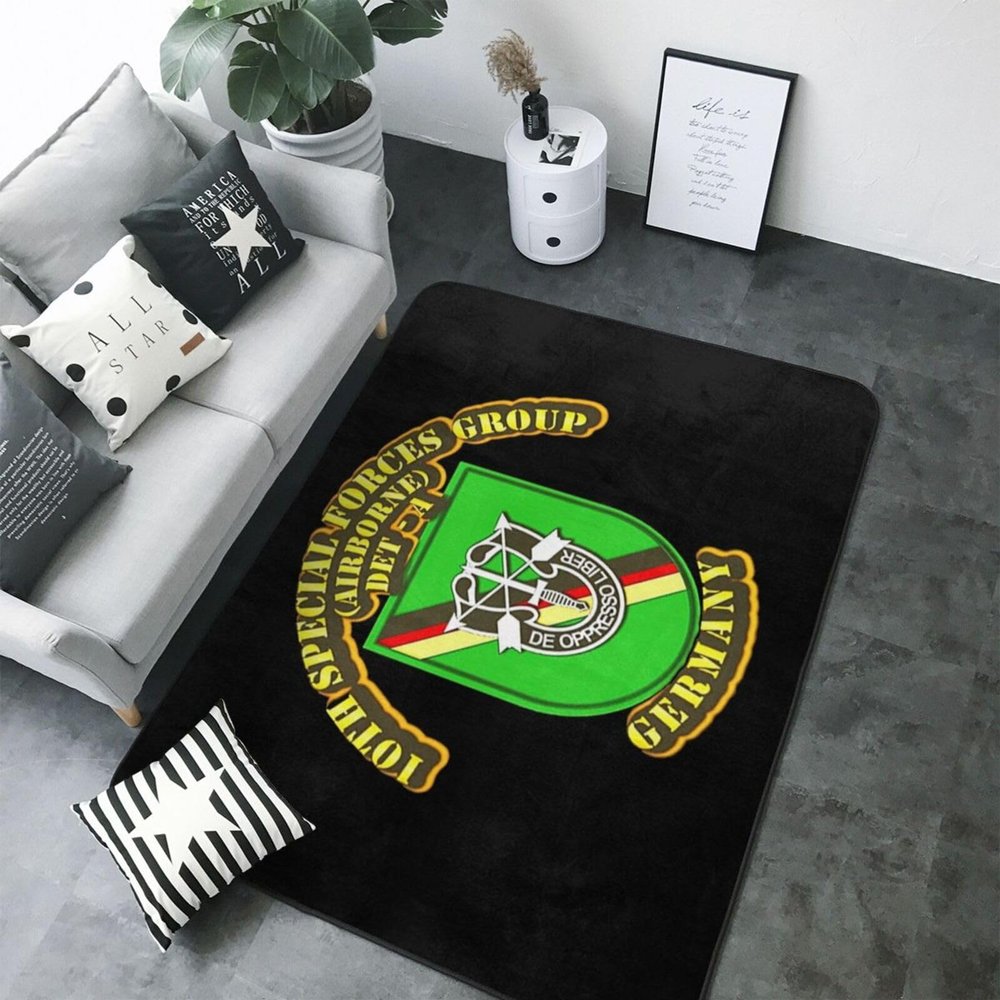 10th Special Forces Group Det A Germany Area Rugs Living Room Bedroom Kitchen Carpet Floor Mats Home Decor 80 X 58 Inch
