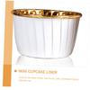 Abaodam Mini Baking Cups Cupcake Liners 50pcs Household Muffin Cups Decorative Cake Cups for Ice Cream view 3