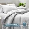 Bare Home Comforter Set - King/California King Size - Ultra-Soft - Goose Down Alternative - Premium 1800 Series - All Season Warmth (King/Cal King, Cloud Grey) view 2