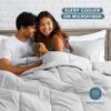 Bare Home Comforter Set - King/California King Size - Ultra-Soft - Goose Down Alternative - Premium 1800 Series - All Season Warmth (King/Cal King, Cloud Grey) view 3