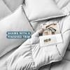 Bare Home Comforter Set - King/California King Size - Ultra-Soft - Goose Down Alternative - Premium 1800 Series - All Season Warmth (King/Cal King, Cloud Grey) view 4