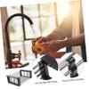 Amosfun 1pc Multi-Functional Sink Shelf Retractable Drain Rack for Kitchen Storage Space-Saving Dish Drying Organizer for Narrow Spaces view 2