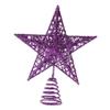 GOOHOCHY Metal Glittered Star Christmas Tree Topper Ornament Hollow Iron Art Treetop Decoration for Festive Cheer Xmas Tree Star for Holiday Decor view 1