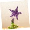GOOHOCHY Metal Glittered Star Christmas Tree Topper Ornament Hollow Iron Art Treetop Decoration for Festive Cheer Xmas Tree Star for Holiday Decor view 4