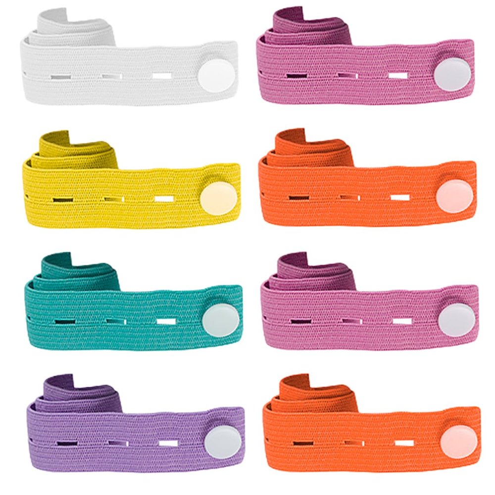 NOLITOY 8pcs Adjustable Clothing Storage Belts Elastic Hose Straps Closet Accessory Organizing Tool Bed Organizer Bands