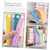 NOLITOY 8pcs Adjustable Clothing Storage Belts Elastic Hose Straps Closet Accessory Organizing Tool Bed Organizer Bands view 2