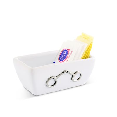 Vagabond House Equestrian Bit Sugar Packet Holder - Durable, and Stylish - Perfect for Horse Lovers' Kitchens - 4 Inches Long x 1.75 Inches Tall