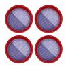4Pcs Washable Filter Compatible for Dibea D18 D008pro Vacuum Cleaner Replacement Parts Filter Replacement Parts view 1
