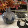 Home Vase Retro Chinese Zen Artistic Conception Hand-Painted Kiln Glaze Gray Flower Vase Home Living Room Ceramic Vase Decorative Vase view 3