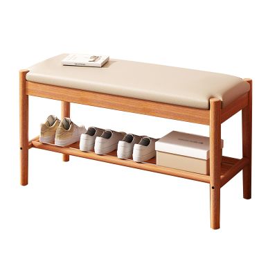 HUHJYUGE Modern Shoe Bench Entryway, Stable Durable Shoe Storage Cabinet Bench with Cushion, Storage Bench Shoe Rack Easy Assembly, for Hallway, Living Room, Bedroom Corner