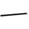 BaraSh Wall Shelves 2 pcs Shelving Wall Mounted Bedroom Decor Shelves for Wall Storage Shelves Decorative Shelves Black 45.3"x3.5"x1.2" view 2
