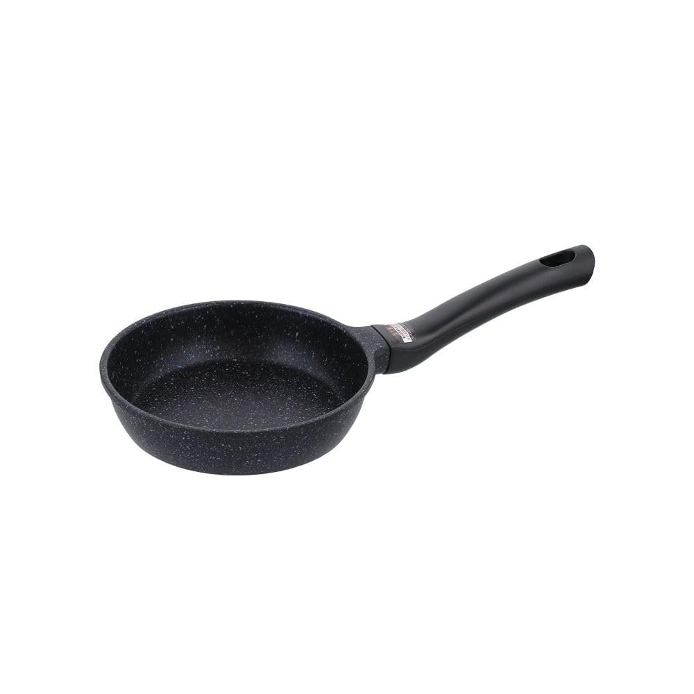 Bestco ND-3521 Mini Frying Pan, 5.5 inches (14 cm), For Gas Fire, Diamond Coat, Marble ND-3521 Easy Light Neo