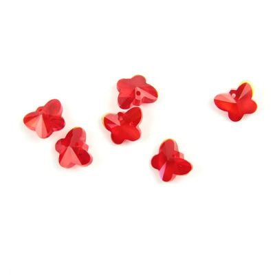Chandelier Crystal Prisms Pendants 14mm Chandelier Beads Crytsal Glass Beads Colorful Butterfly Shape with Single Hole Decorative Crystal Chains Bead Home Decoration Accessories Chandelier Crystal Pri