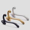 HASMI Wall Mounted Coat Rack Antique Copper Coat Hook Wall Hanging Single Hook Chinese Style Coat Hook Hook Rack Metal Wall Coat Hook Kitchen Home Hook 3-Pack Coat Rack Wall Mounted (Color : Silver) view 3