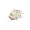 Tissue Box Holder Household Ceramic Creative Tissue Box, Living Room Tabletop Cute Rabbit Hand Wiping Napkin Paper Box Decorative Napkin Holder (Color : B) view 2