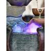 FUKUHARA Waterfall Fountain Indoor Tabletop Fountain Resin Waterfall Tabletop Fountain Decoration Indoor Meditation Waterfall with Submersible Pump Home Fountain view 3