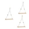 IMIKEYA 3pcs Handmade Woven Tapestry Flower Holder Stylish Wall Decoration for Home Beige Multipurpose Design for Plants Art Display Room Decor Modern Bohemian Wall Hanging view 1