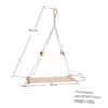 IMIKEYA 3pcs Handmade Woven Tapestry Flower Holder Stylish Wall Decoration for Home Beige Multipurpose Design for Plants Art Display Room Decor Modern Bohemian Wall Hanging view 4