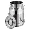 15L/3.96Gal Beverage Drink Dispenser, 304 Stainless Steel Milk Can w/Spigot, Milk Transport Barrel, Milk Pail Bucket for Milk Wine Oil Hot Tea Coffee Water Juice Soup view 1