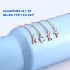 Raymall Letter Charm for Stanley Cup With Handle, Personalized Name ID Initial Letter Charm Accessories For Stanley Cup (Letter A) view 2