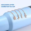 Raymall Letter Charm for Stanley Cup With Handle, Personalized Name ID Initial Letter Charm Accessories For Stanley Cup (Letter A) view 3