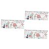 TAKESH 3 pcs Wall Sticker Wall Decor Wall Blush view 1