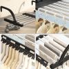 Folding Retractable Collapsible Drying Rack Clothing, Balcony Drying Rack, Clothes Dryer Radiator Balcony Black Radiator Dryer, Used For Hanging Bedroom Window Sills, Balcony Guardrails ( Color : Blac view 4