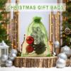 ANZNKU 100PCS Premium Green Organza Bags 5x7 inches, Mesh Gift Bag Drawstring, Small Gift Bags for Birthday Party Wedding Favors, Valentine & St. Patrick's Day view 3