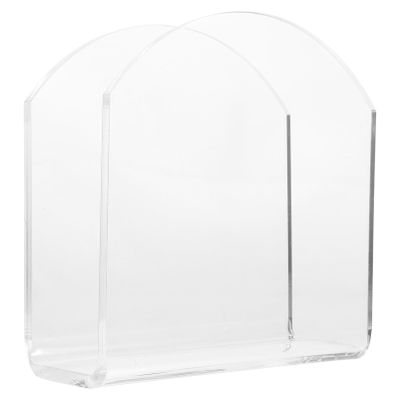 Alipis Acrylic Napkin Holder Elegant Tissue Storage Rack for Dining Tables Modern Decorative Stand for Restaurants and Easy to Clean Transparent Design for Any Occasion