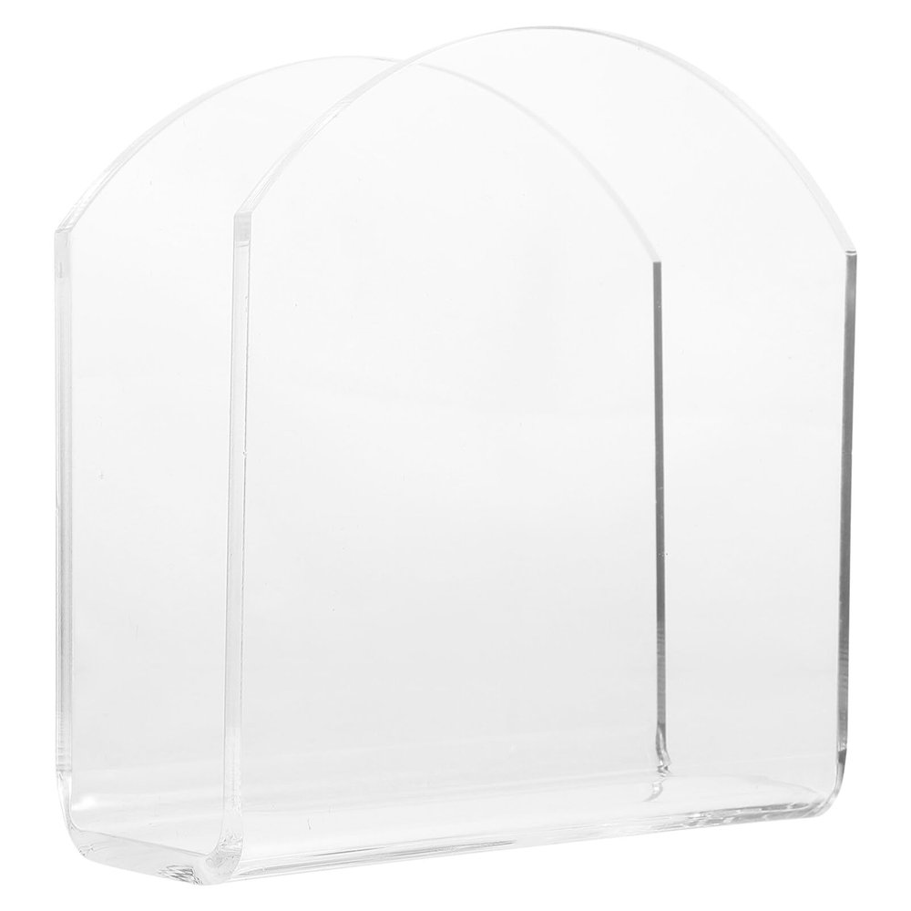 Alipis Acrylic Napkin Holder Elegant Tissue Storage Rack for Dining Tables Modern Decorative Stand for Restaurants and Easy to Clean Transparent Design for Any Occasion