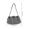 Angoily Eggs Gathering Basket Canvas Collecting Bag for Home Kitchen and Farm Use and Striped Design for Chicken view 3