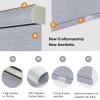 Persilux Free-Stop Cordless 100% Blackout Roller Shades for Window Blinds (Bluish Grey, 70"W x 72"H) Textured Fabric UV Protection Thermal Insulated Roller Blinds for Windows Shades for Home, Bedroom view 2