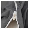 QuKan Bed, Bedding Sets High-Grade Fabric Duvet Cover Set Solid Color Duvet Cover Set Single Oversized Duvet Cover Set view 4